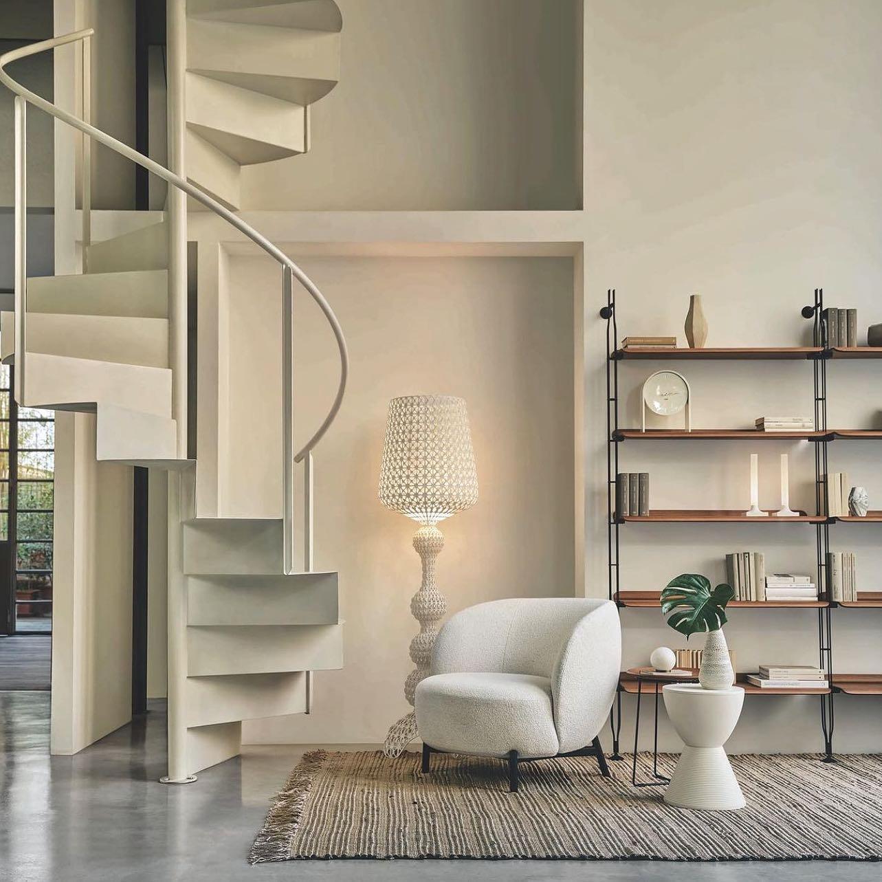 Brook Vintage Floor Lamp-Neutral Decor