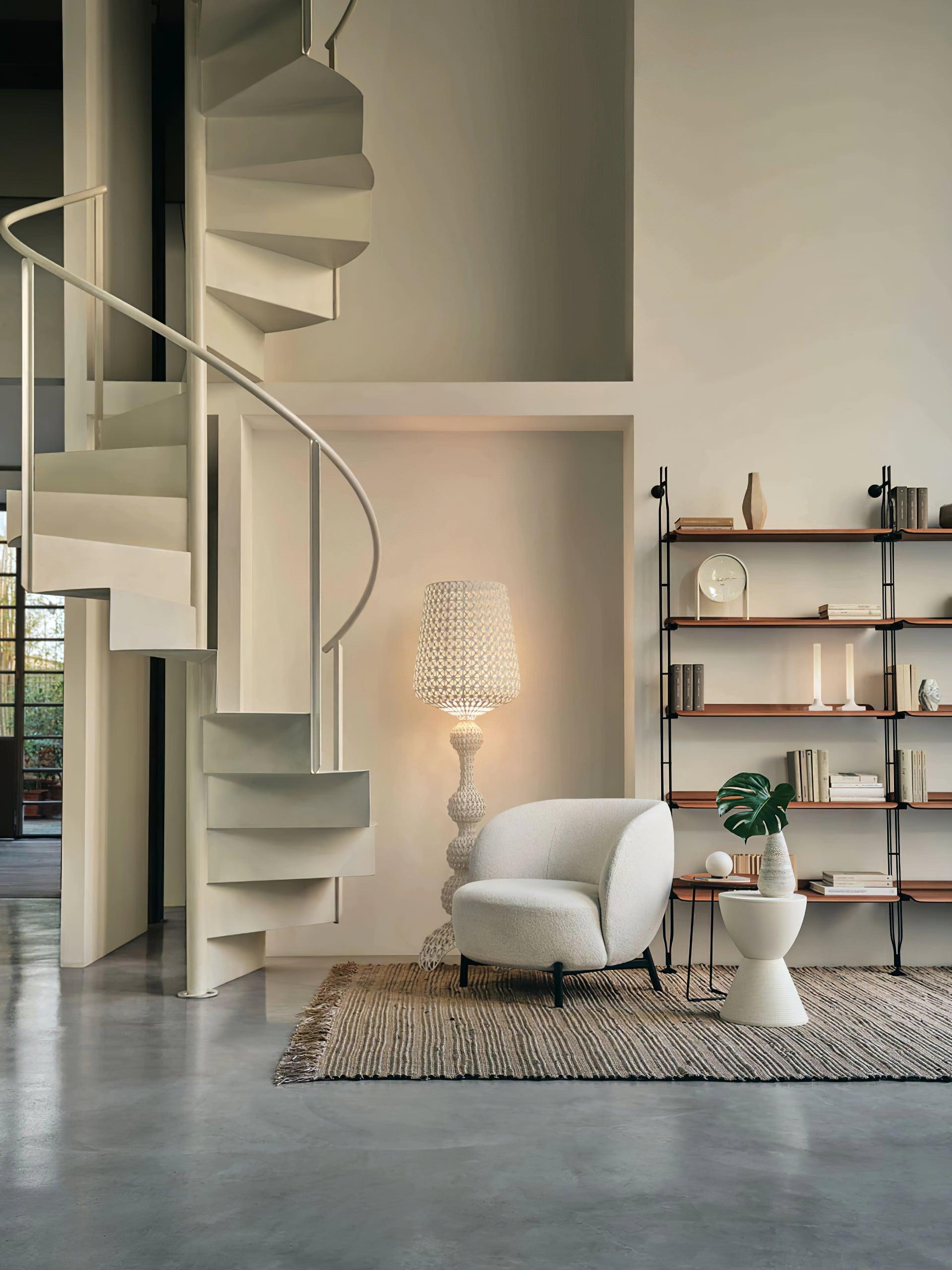 Brook Vintage Floor Lamp-Neutral Decor