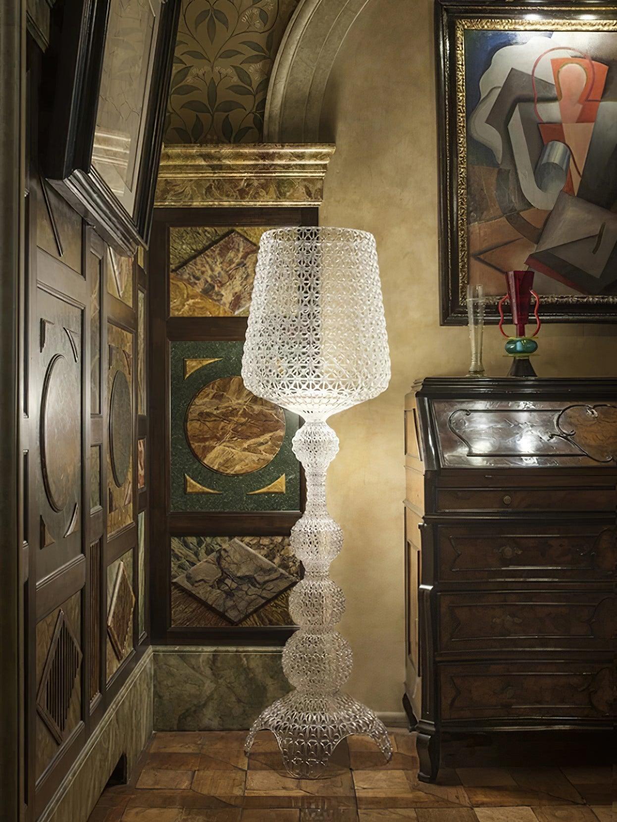 Brook Vintage Floor Lamp-Neutral Decor