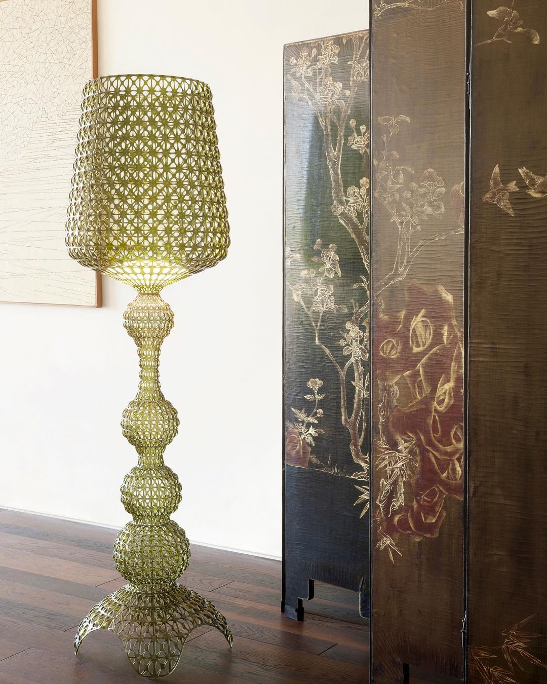 Brook Vintage Floor Lamp-Neutral Decor