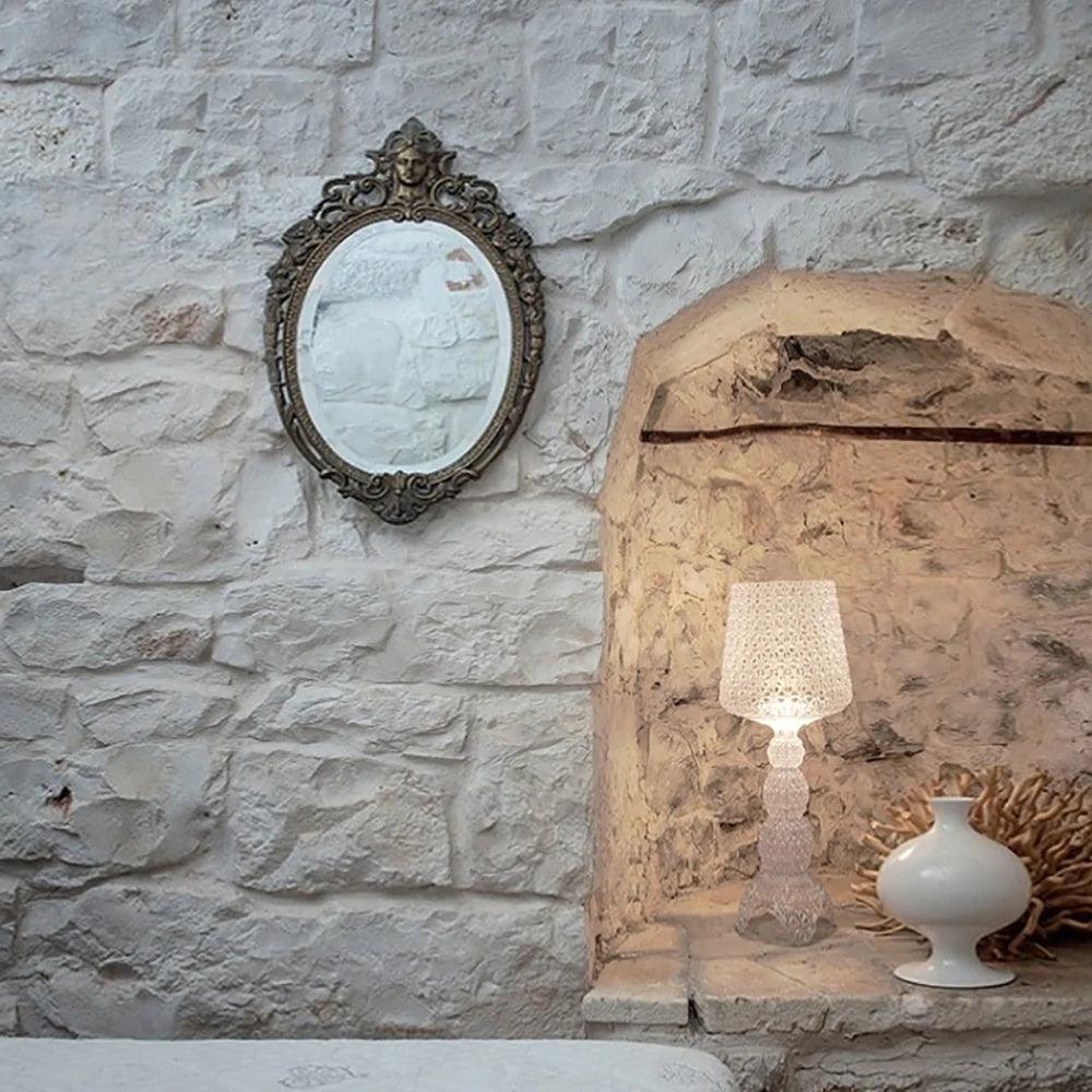 Lilah Acrylic Luxury Table Lamp-Neutral Decor