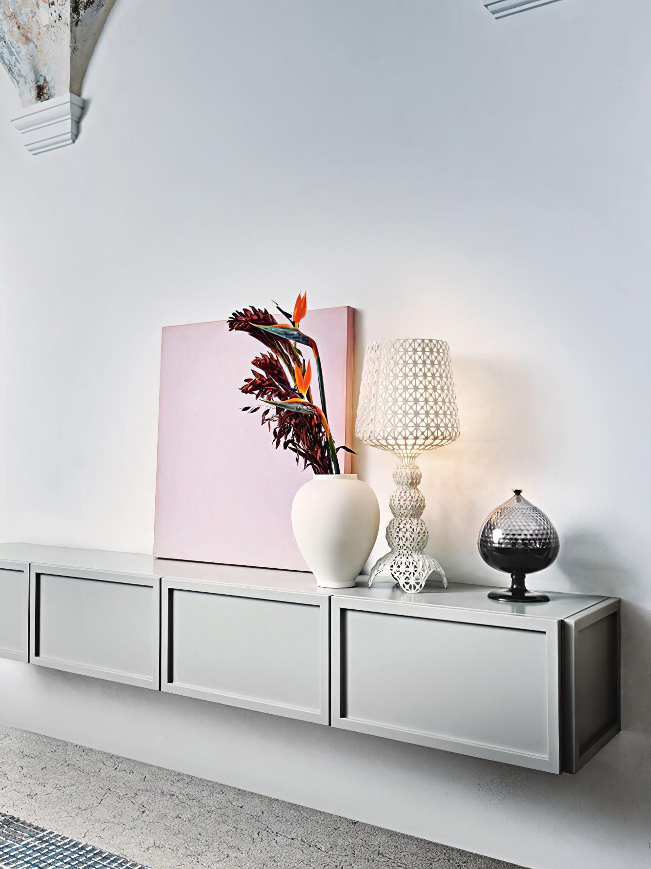 Lilah Acrylic Luxury Table Lamp-Neutral Decor