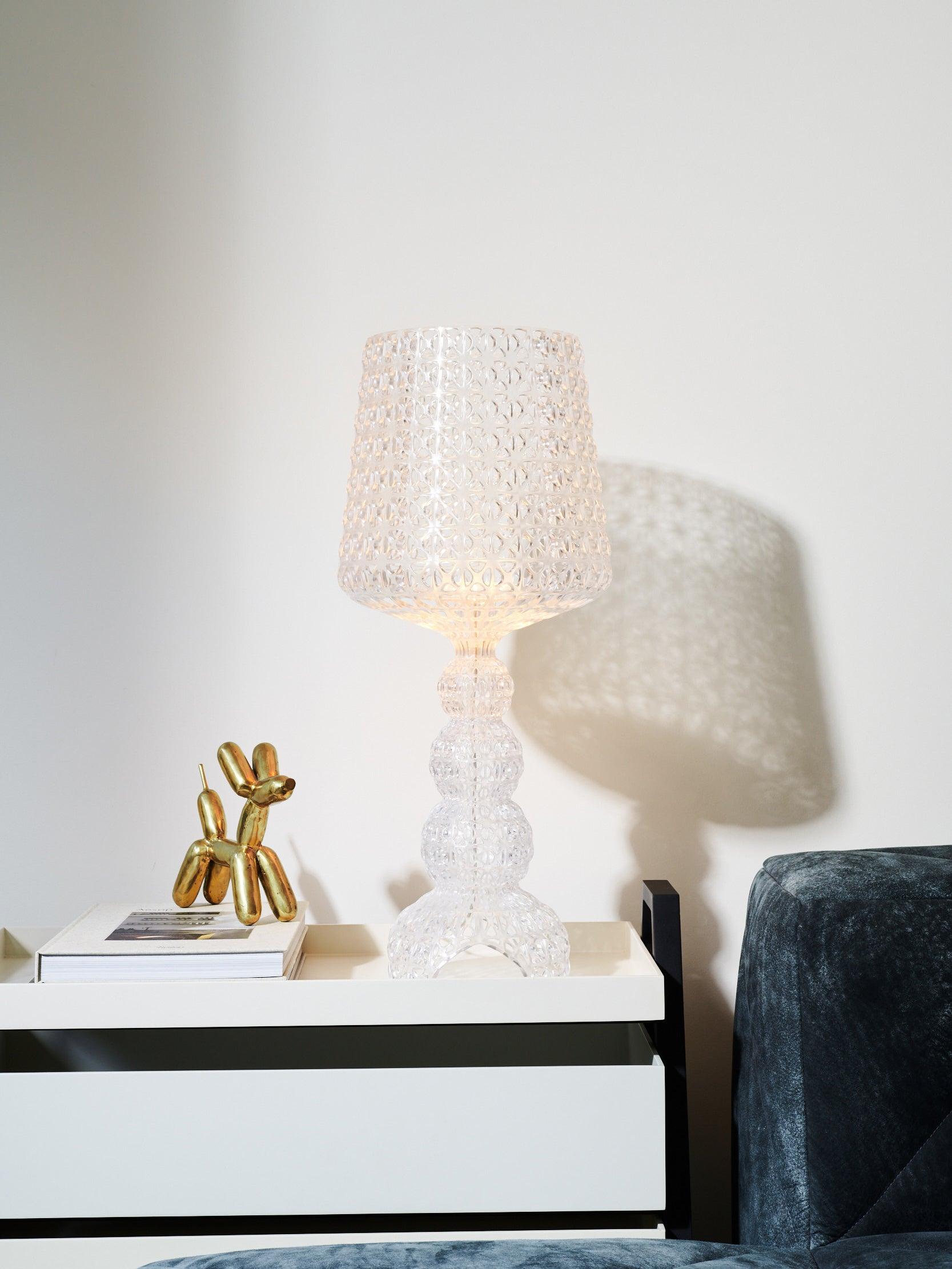 Lilah Acrylic Luxury Table Lamp-Neutral Decor