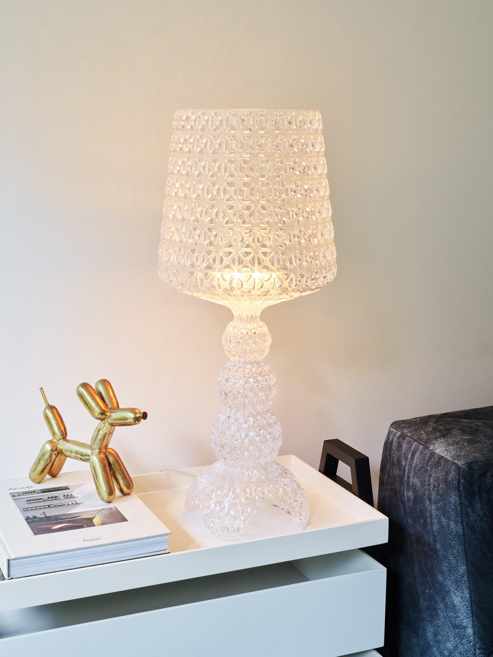 Lilah Acrylic Luxury Table Lamp-Neutral Decor