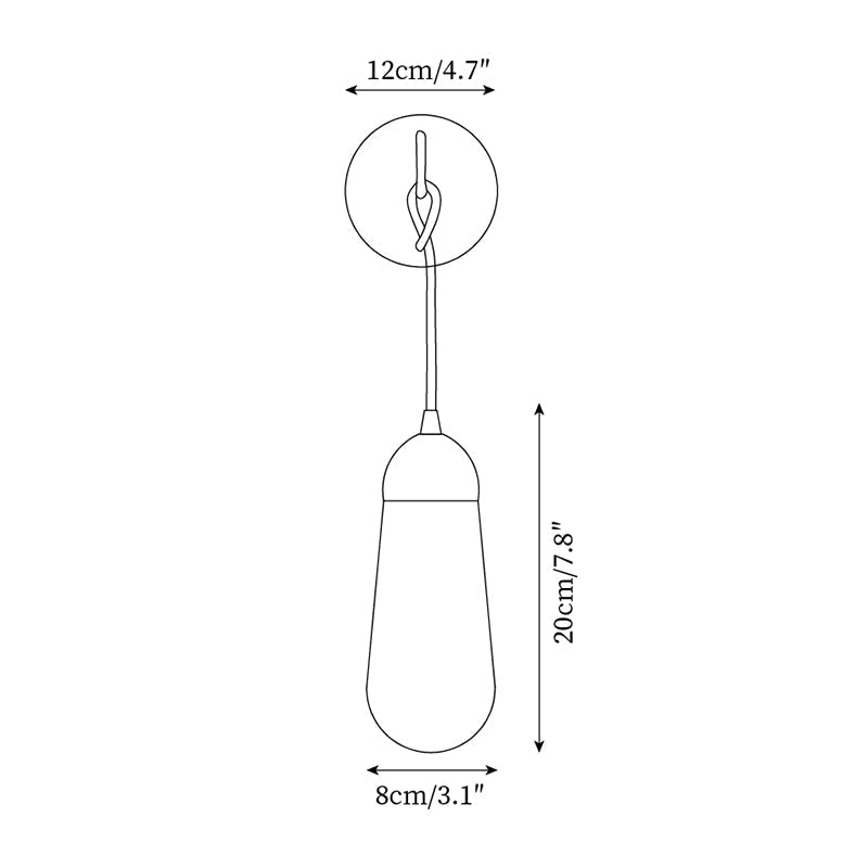 Ritta Wall Lamp Travertine  Teardrop-shaped