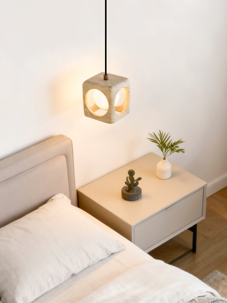 Kaelis Travertine Pendant Lamp-Neutral Decor