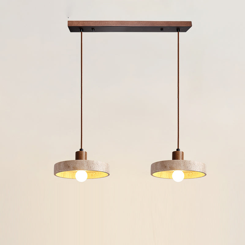 Product dimensions for the 2-lights Kairi Pendant Lamp.