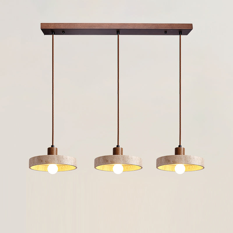 Product dimensions for the 3-lights Kairi Pendant Lamp.
