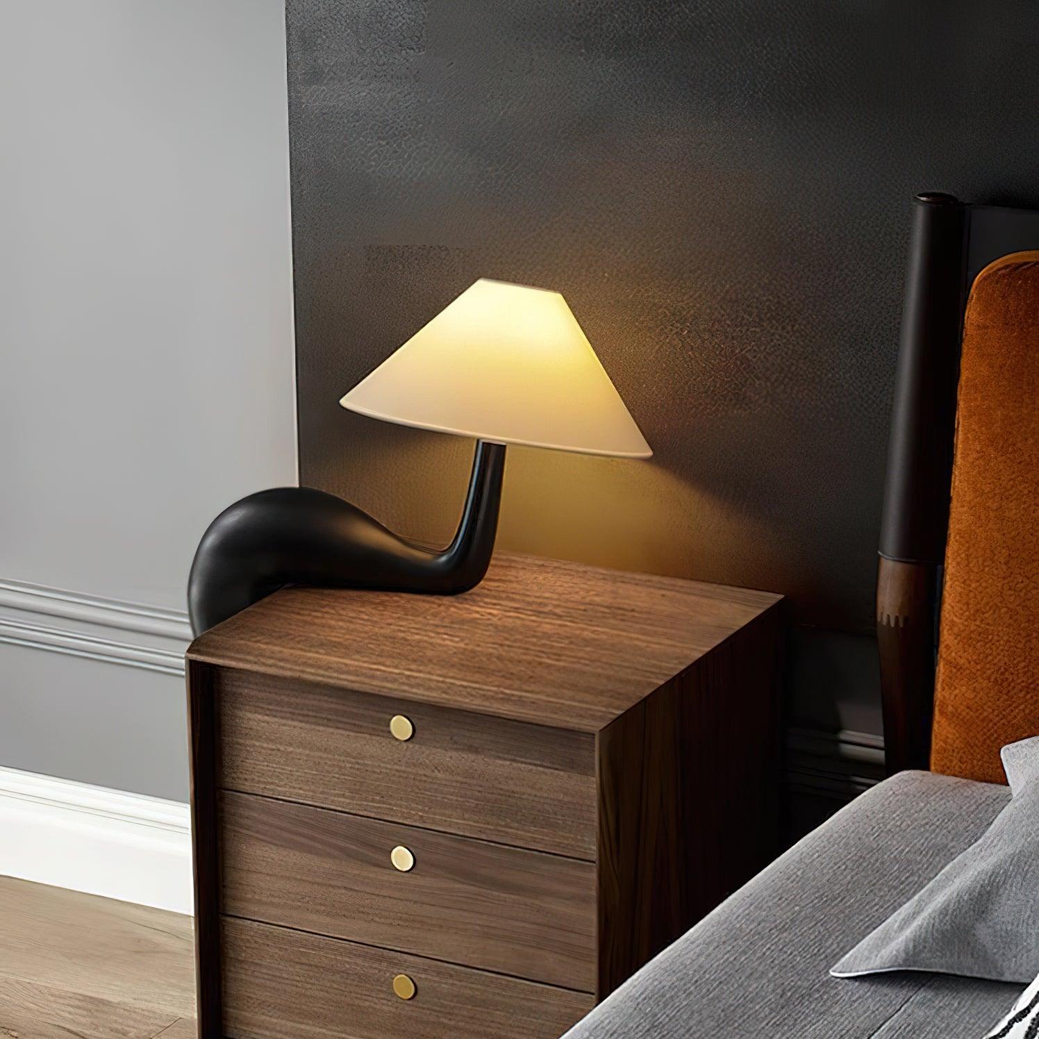 Solisise Wood Artistic Table Lamp-Neutral Decor