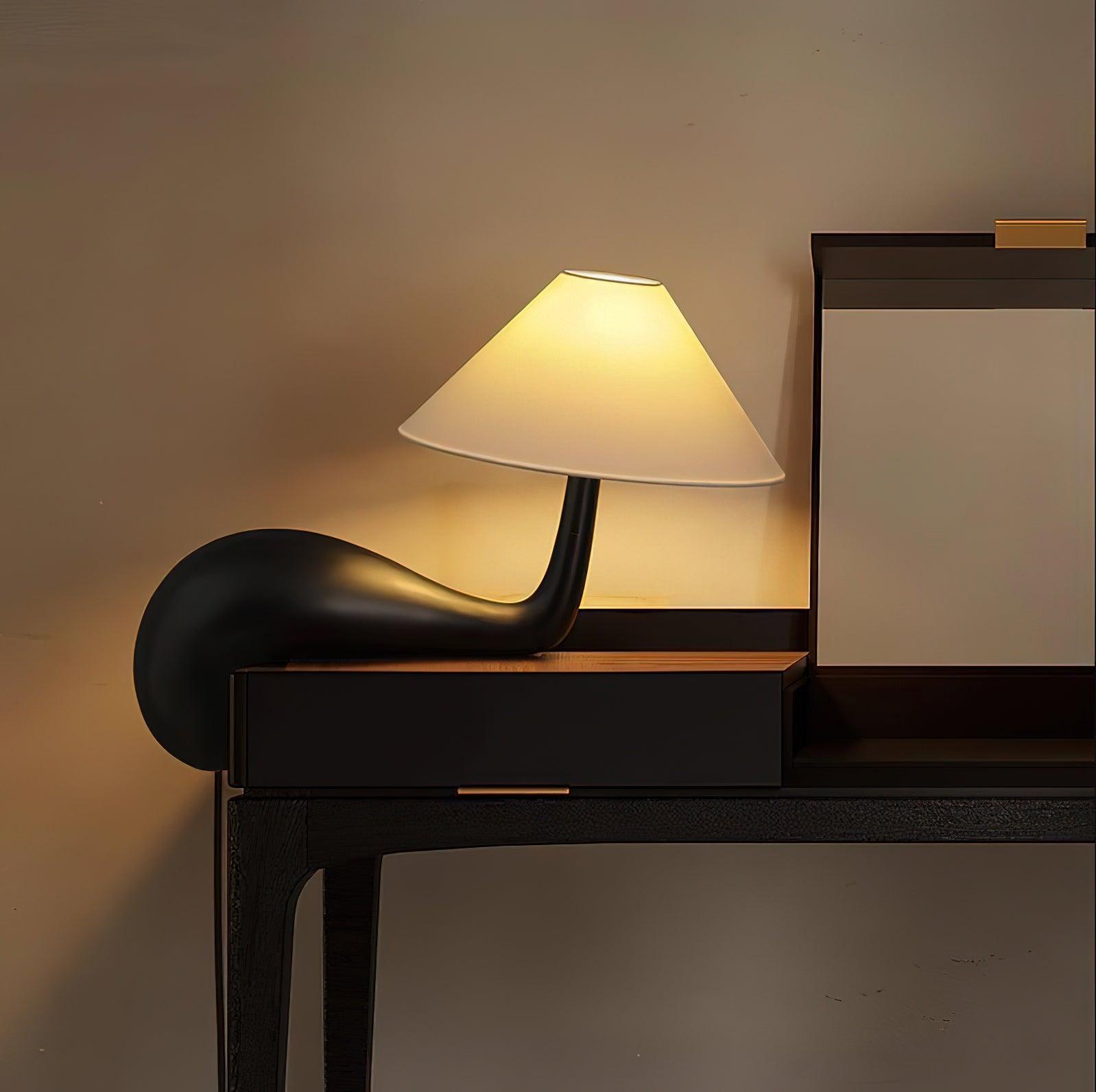 Solisise Wood Artistic Table Lamp-Neutral Decor