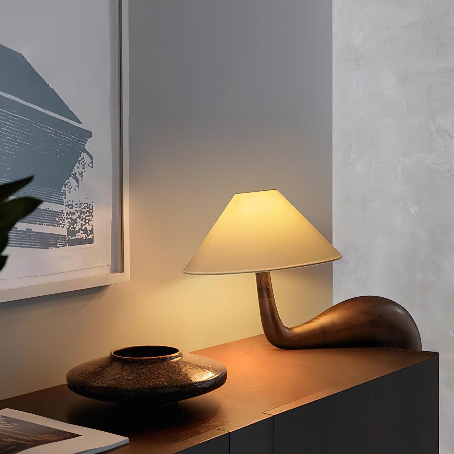 Solisise Wood Artistic Table Lamp-Neutral Decor