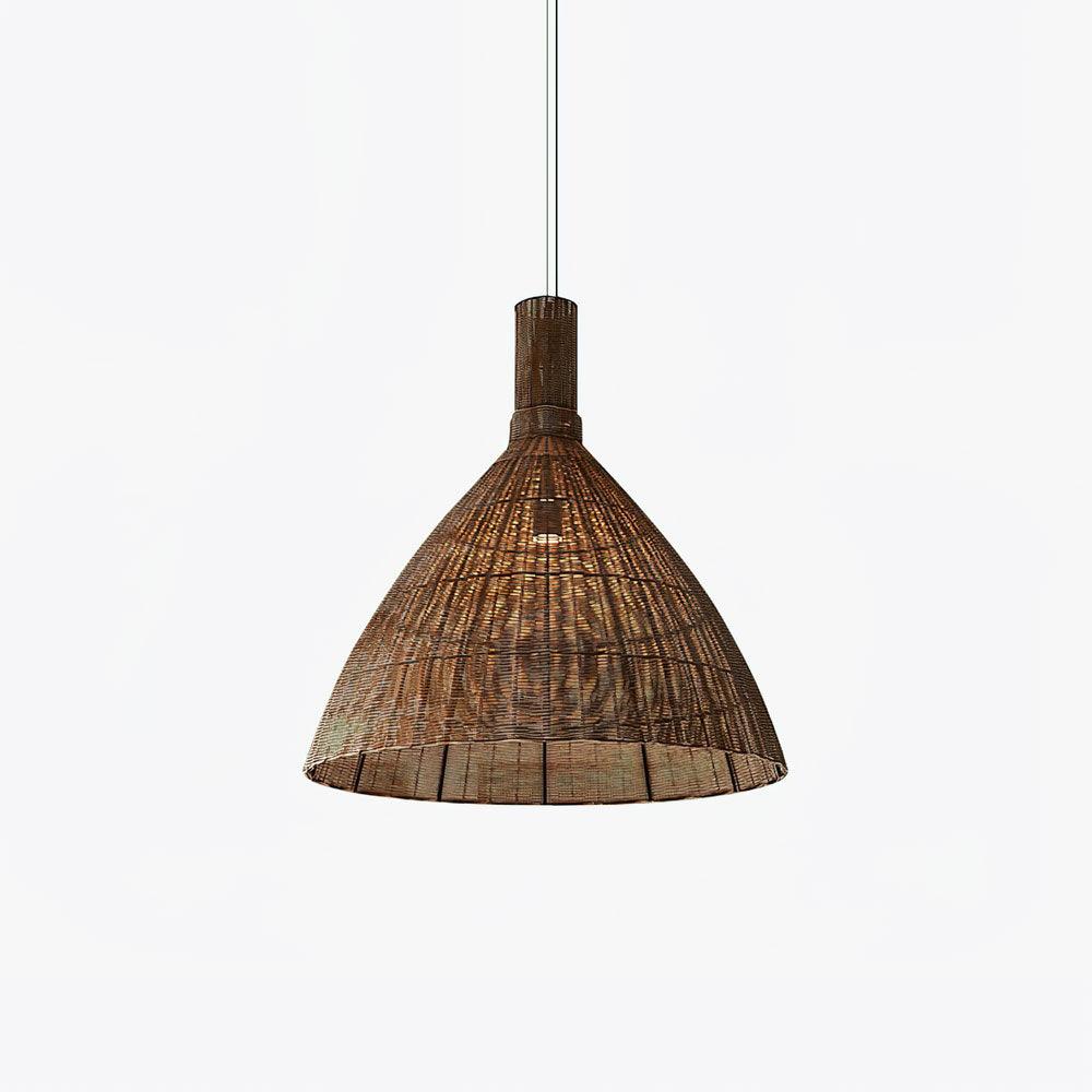 Dsplen Art Natural Rattan Pendant Light-Neutral Decor