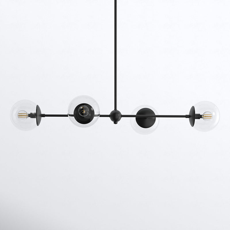The Kalita Pendant Lamp illuminating a contemporary dining room table.