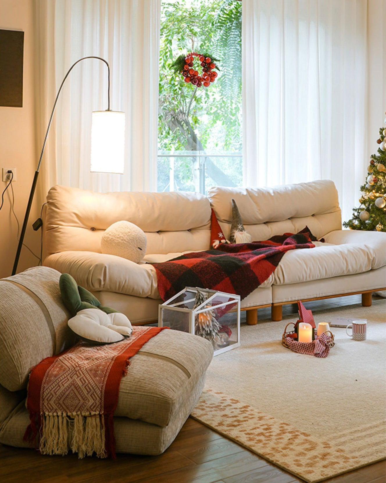 Polvin Contemporary Paper Floor Lamp-Neutral Decor