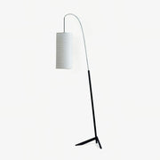 Polvin Contemporary Paper Floor Lamp-Neutral Decor