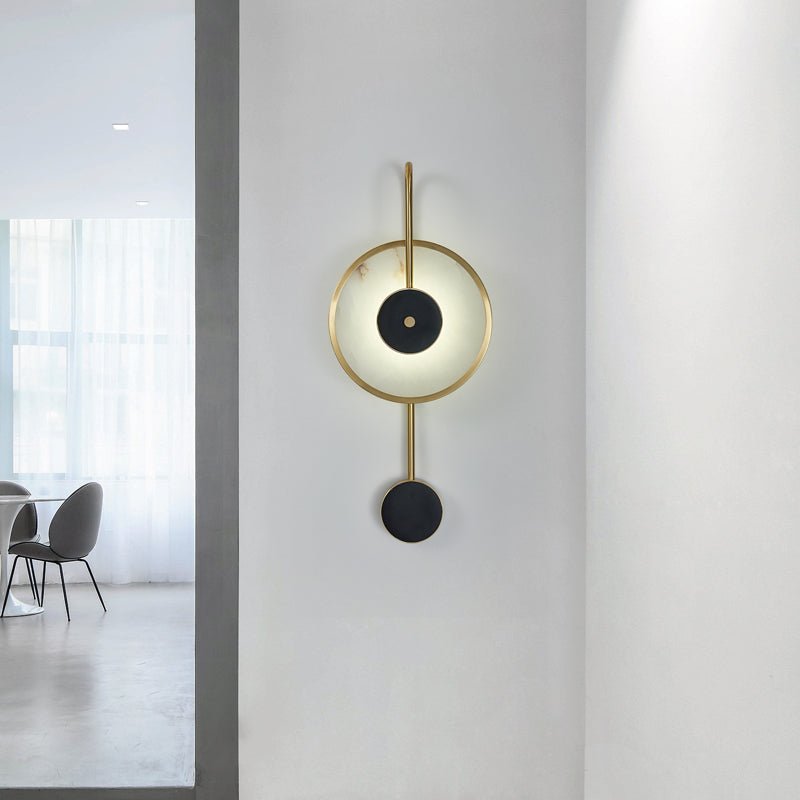 Merdin Alabaster Wall Light-Neutral Decor