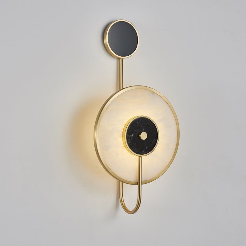 Merdin Alabaster Wall Light-Neutral Decor