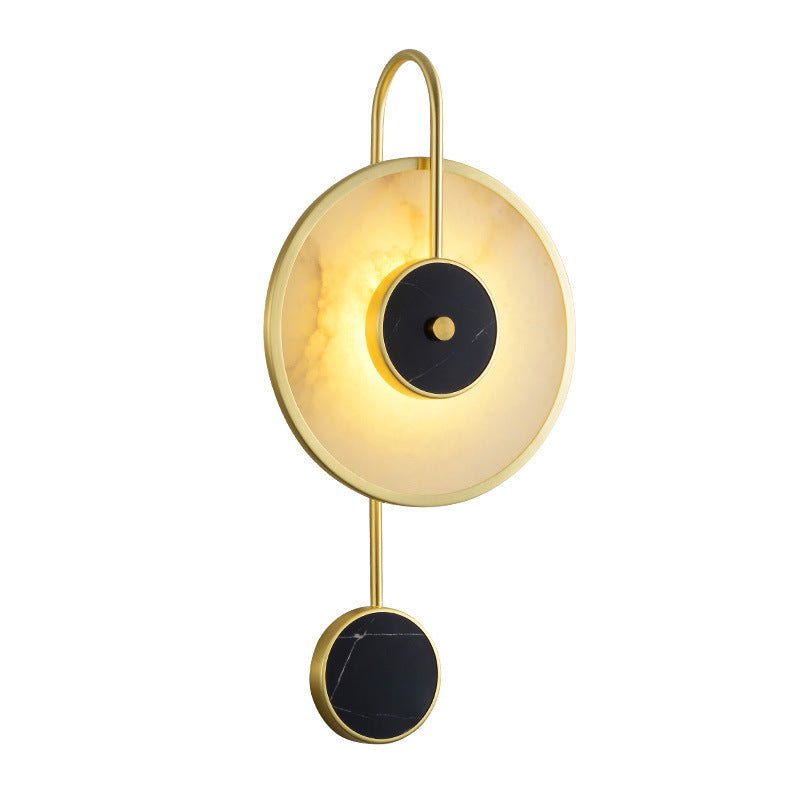 Merdin Alabaster Wall Light-Neutral Decor
