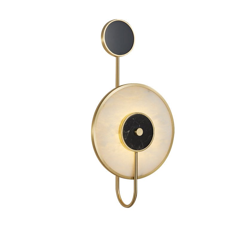 Merdin Alabaster Wall Light-Neutral Decor