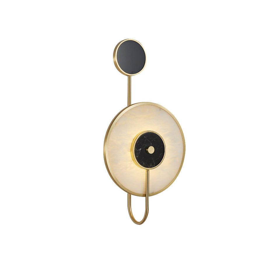 Merdin Alabaster Wall Light-Neutral Decor