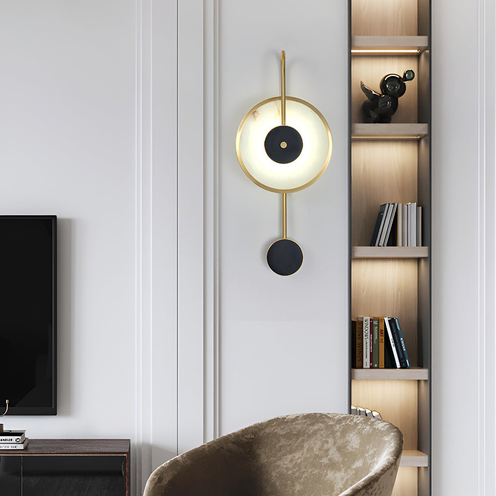 Merdin Alabaster Wall Light-Neutral Decor