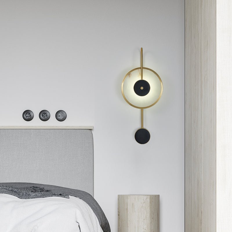 Merdin Alabaster Wall Light-Neutral Decor