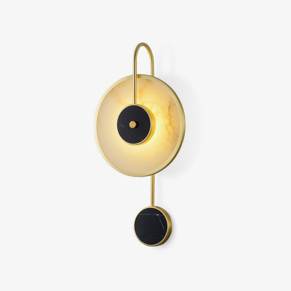 Merdin Alabaster Wall Light-Neutral Decor