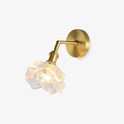Petal Vintage Brass Wall Lamp-Neutral Decor