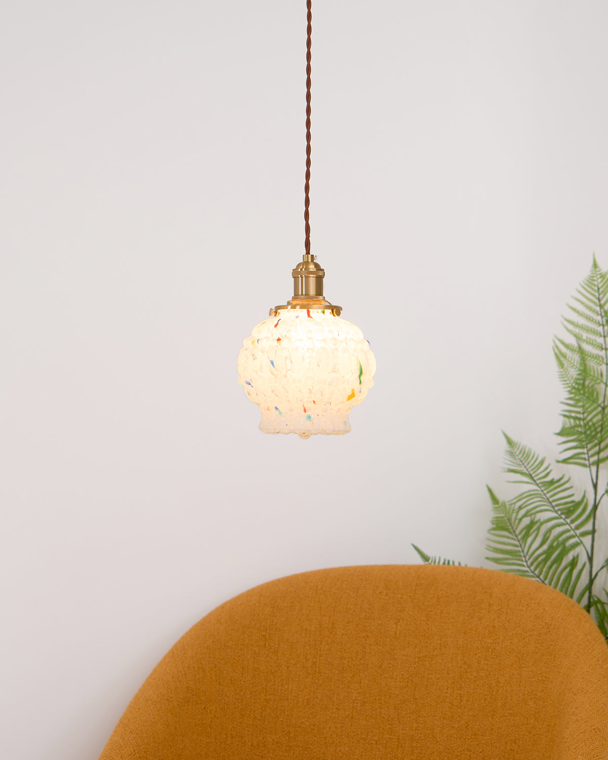 Jovik Textured Glass Pendant Light