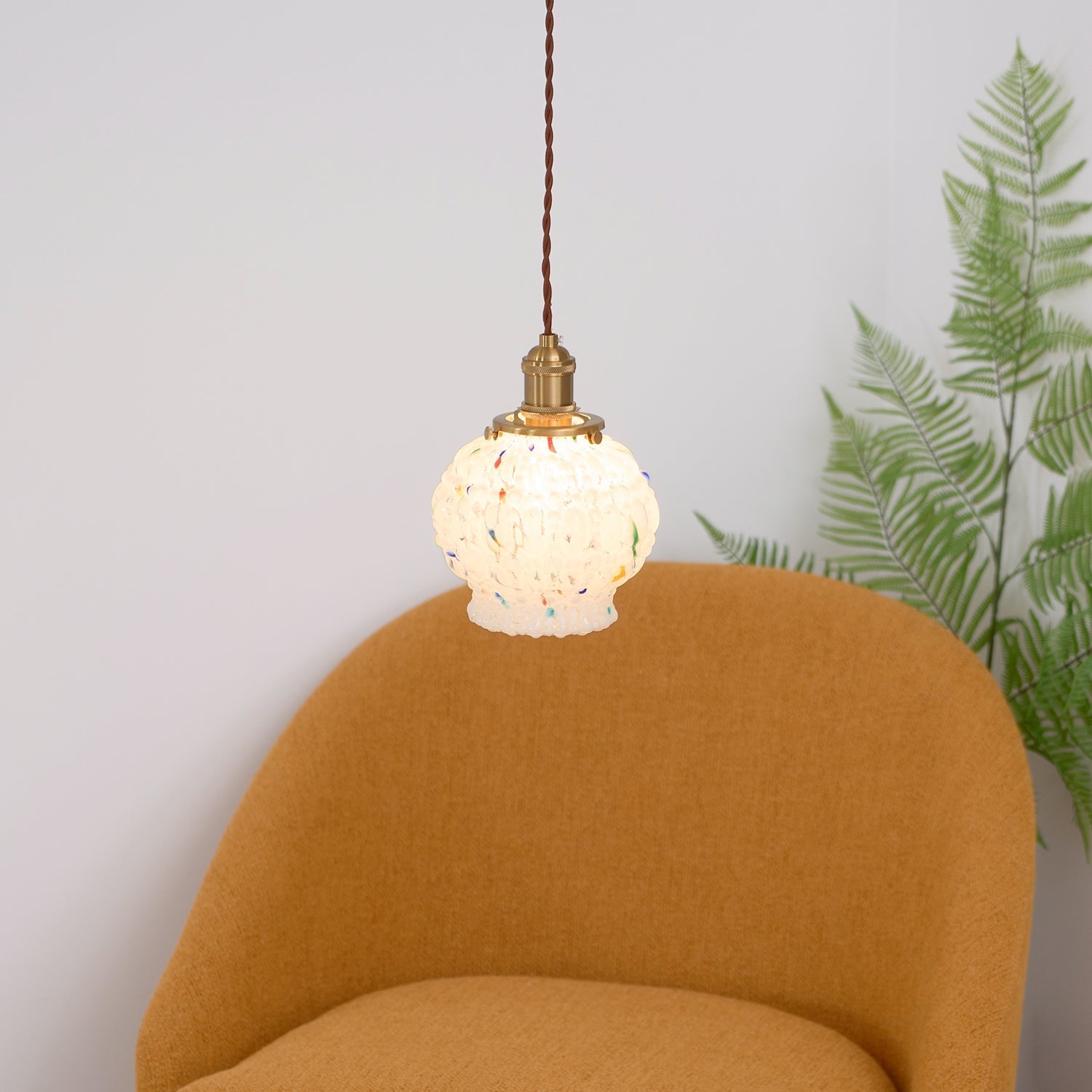 Jovik Textured Glass Pendant Light