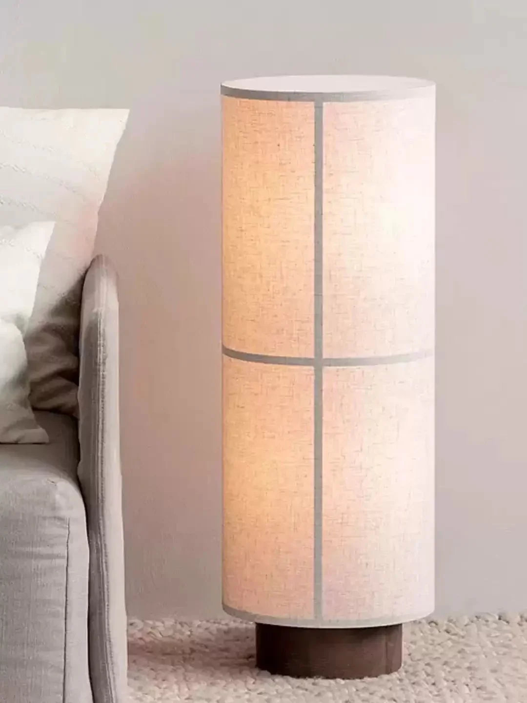 Lior Minimalist Fabric Table Lamp-Neutral Decor