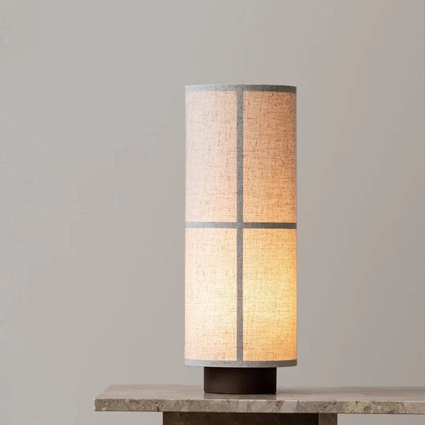 Lior Minimalist Fabric Table Lamp-Neutral Decor