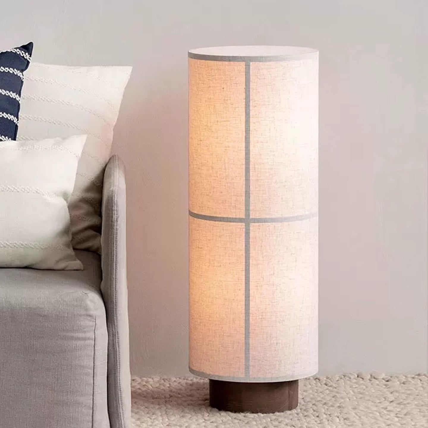 Lior Minimalist Fabric Table Lamp-Neutral Decor
