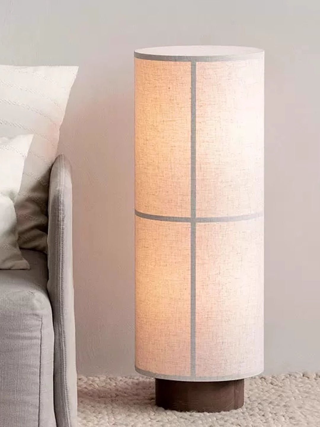Lior Minimalist Fabric Table Lamp-Neutral Decor