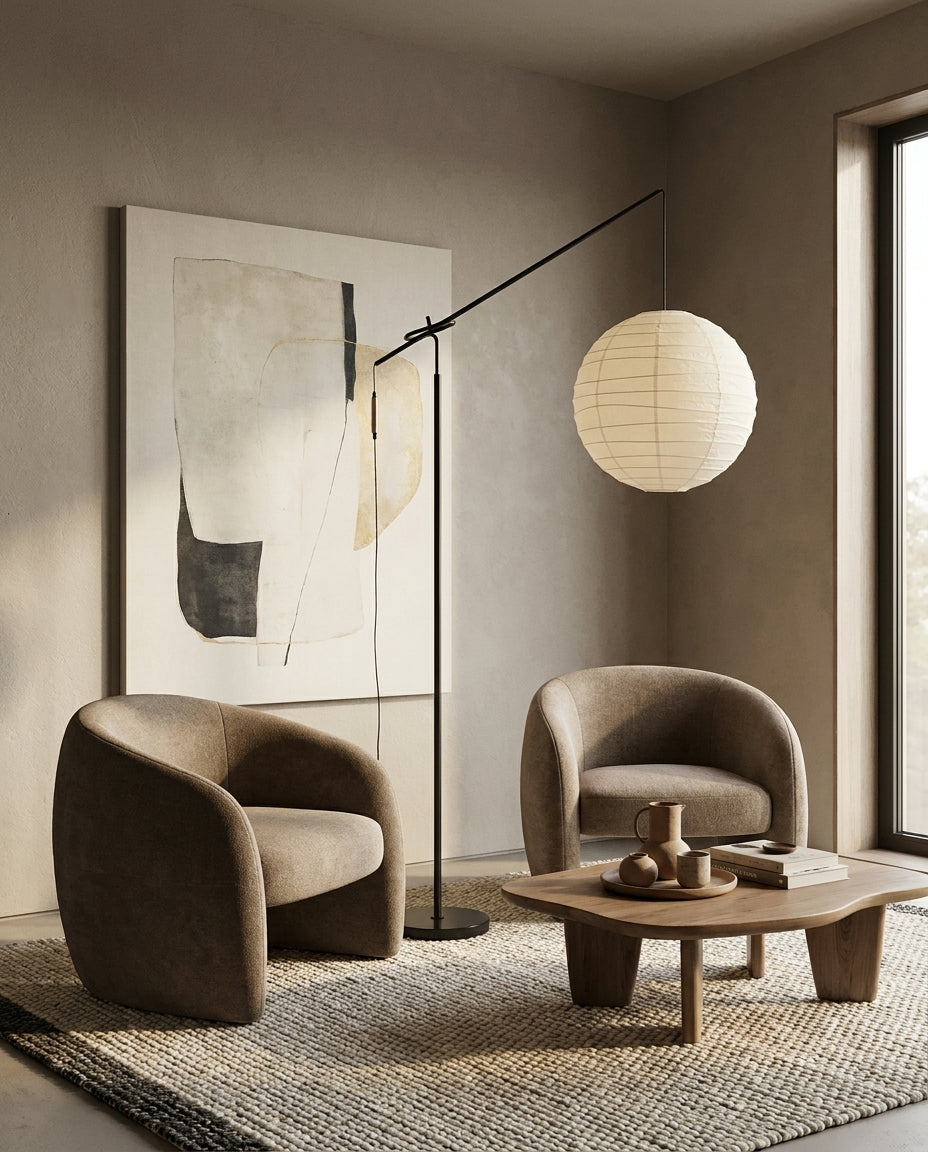 Silvermere Paper Floor Light