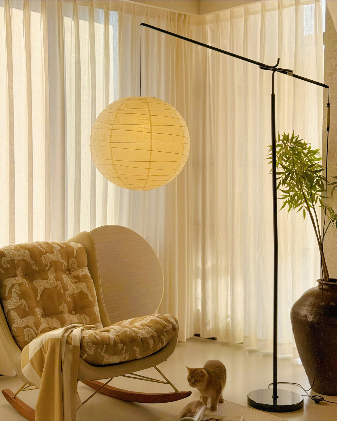 Silvermere Paper Floor Light