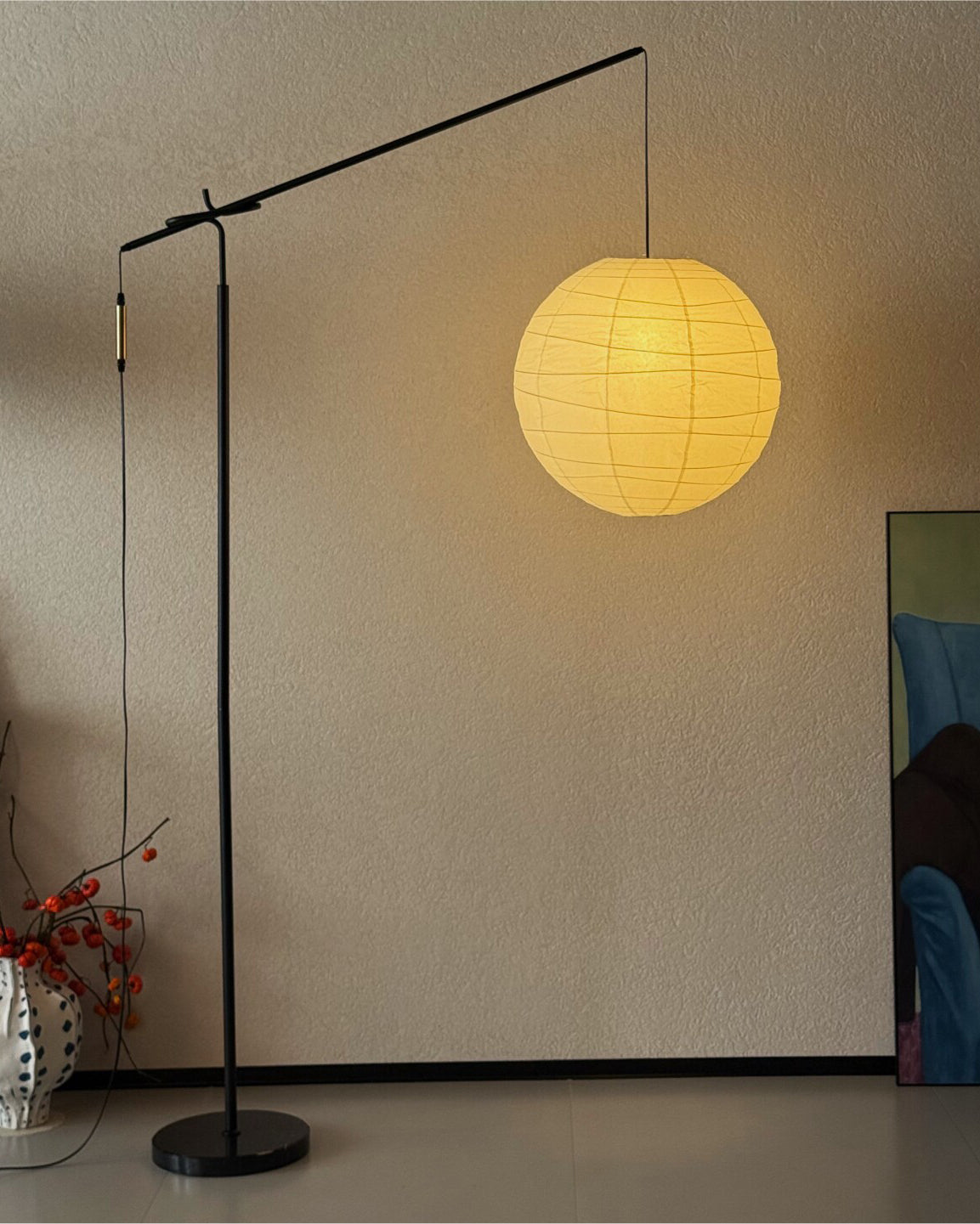 Silvermere Paper Floor Light