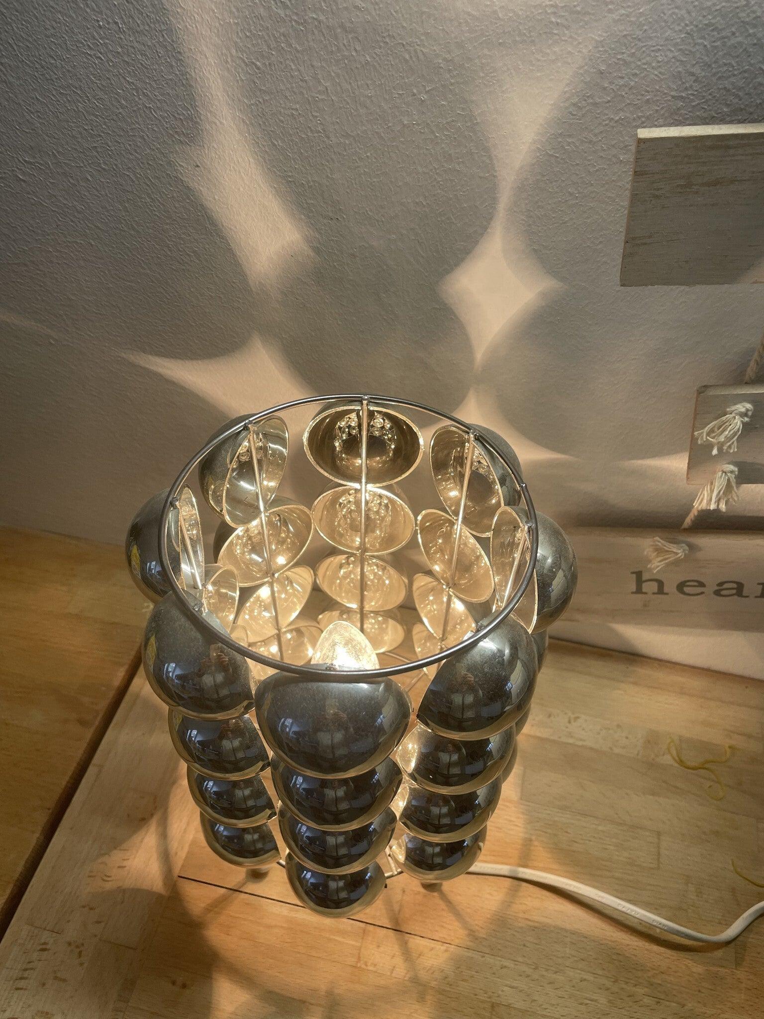 Lirra Steel Futuristic Table Lamp-Neutral Decor