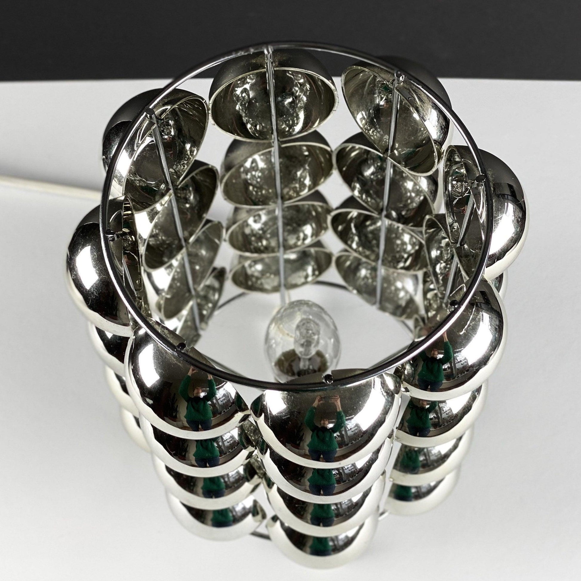Lirra Steel Futuristic Table Lamp-Neutral Decor