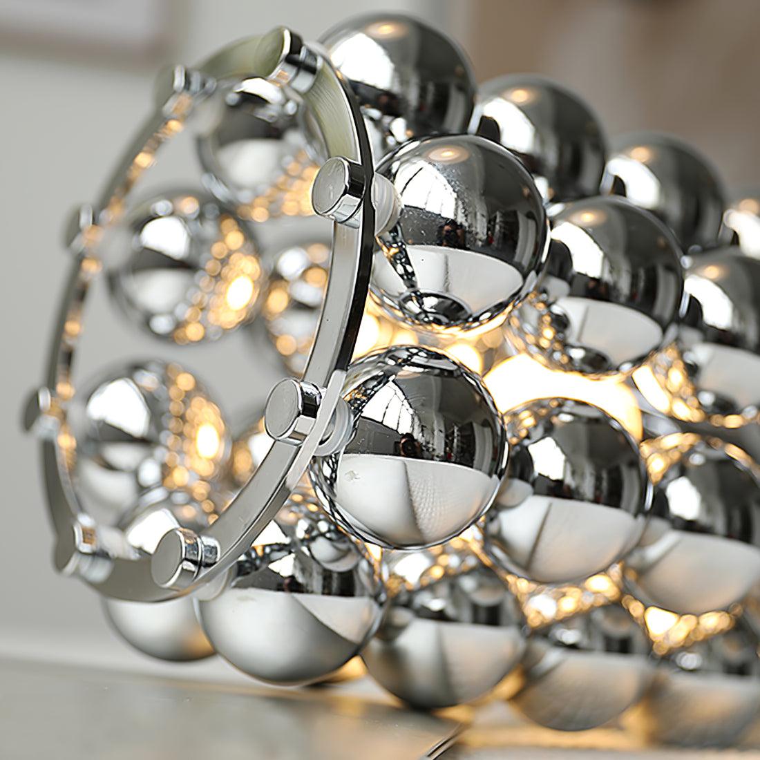 Lirra Steel Futuristic Table Lamp-Neutral Decor