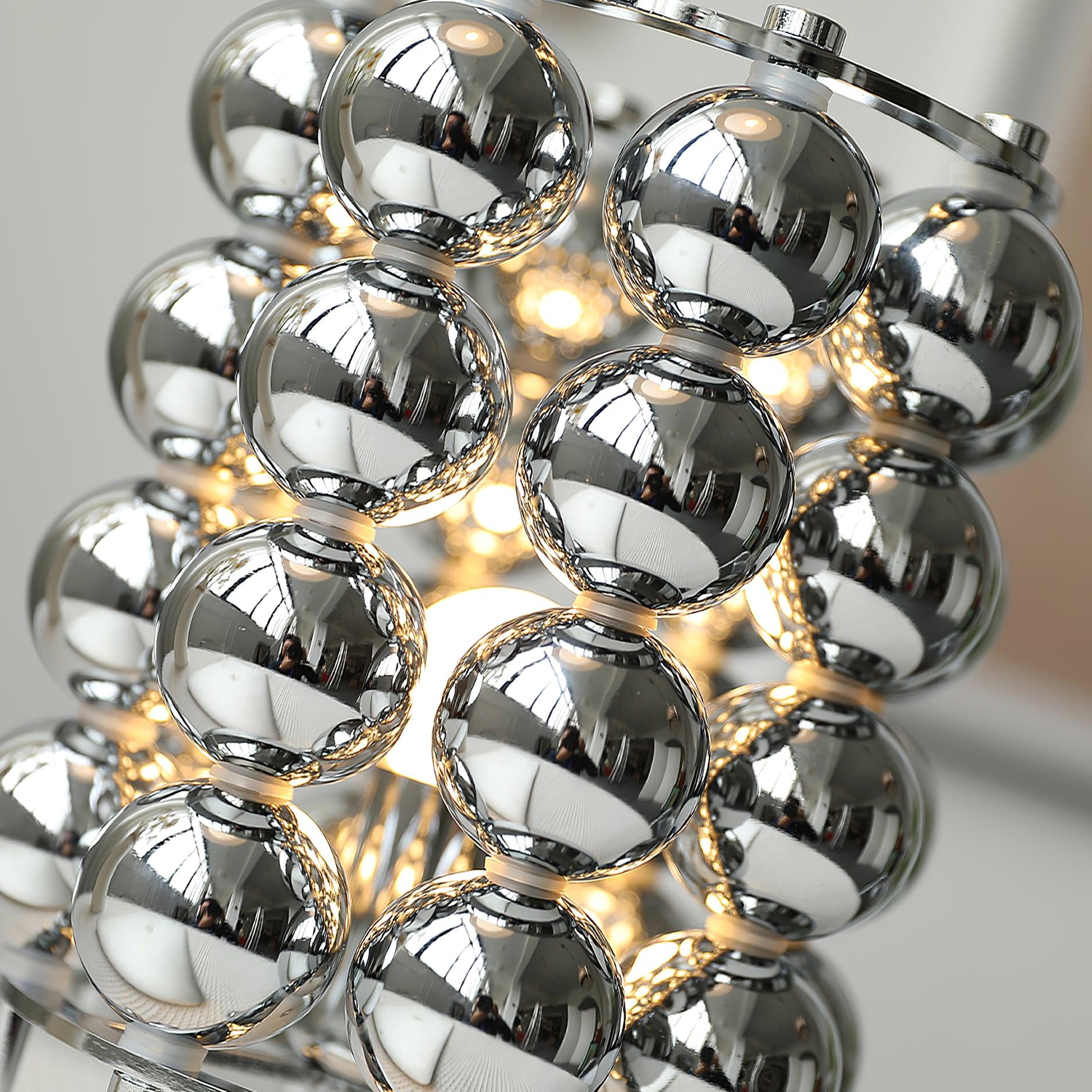 Lirra Steel Futuristic Table Lamp-Neutral Decor