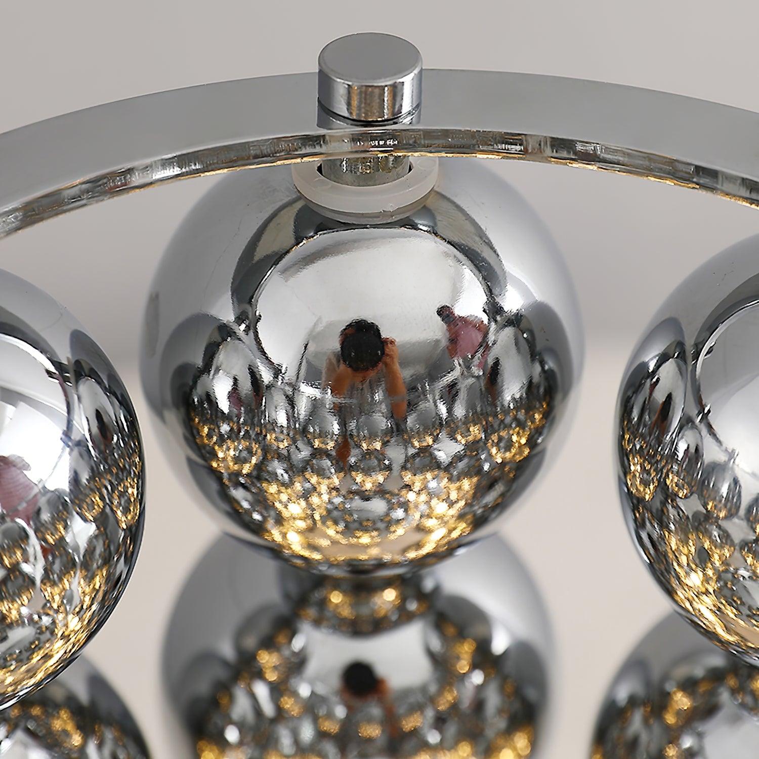 Lirra Steel Futuristic Table Lamp-Neutral Decor
