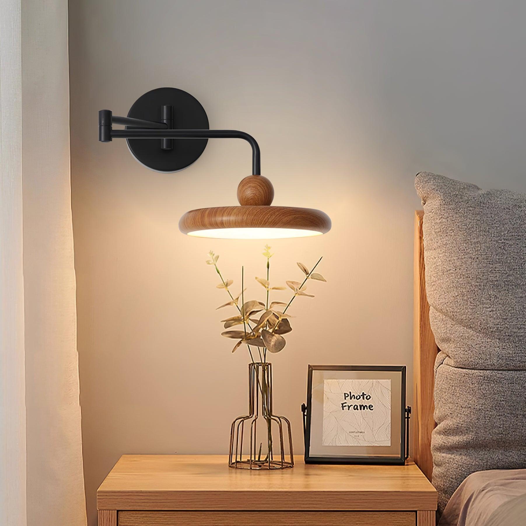 Tavo Wooden Wall Light-Neutral Decor