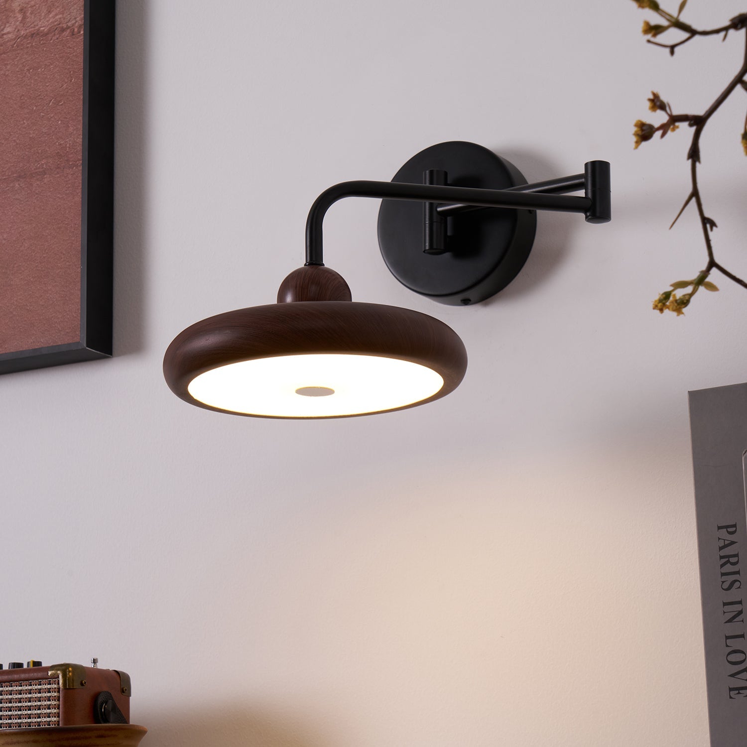 Nella Wooden Wall Light