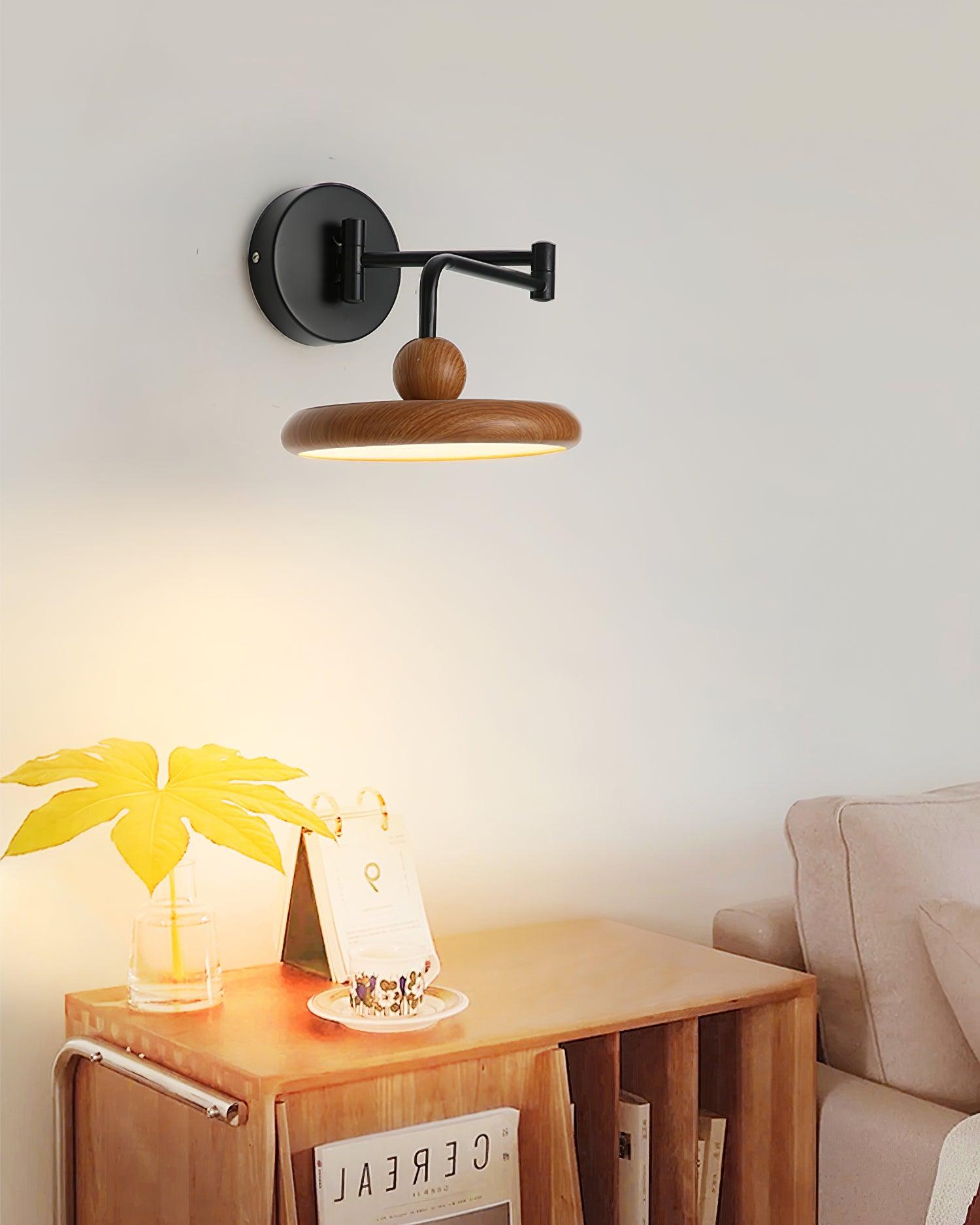 Tavo Wooden Wall Light-Neutral Decor