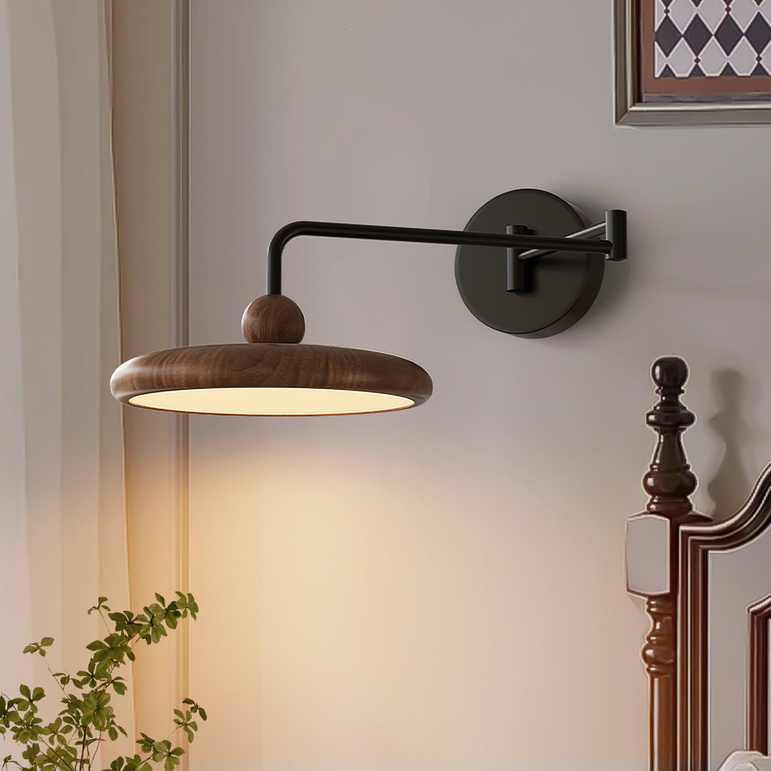 Tavo Wooden Wall Light-Neutral Decor