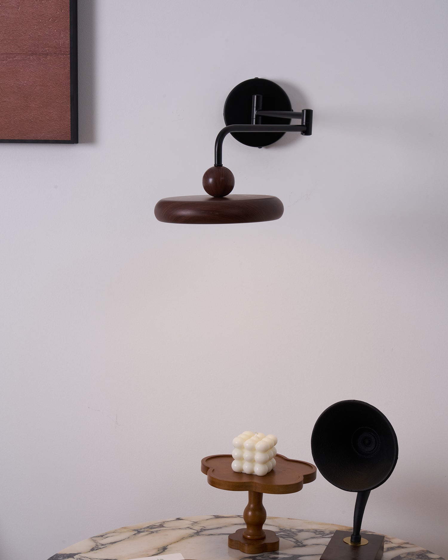 Tavo Wooden Wall Light-Neutral Decor