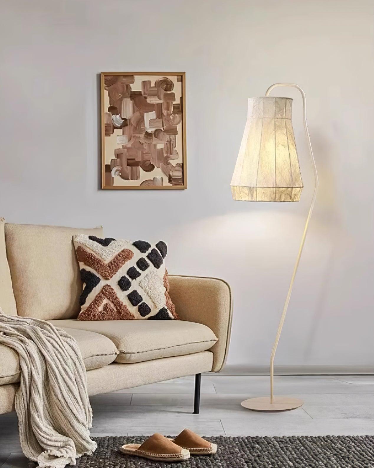 Otheir Minimalist Fabric Floor Lamp-Neutral Decor