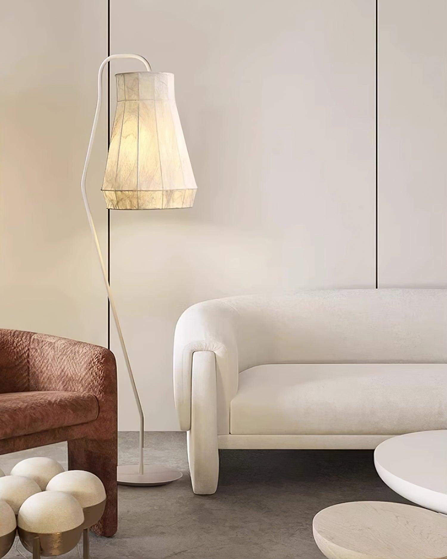 Otheir Minimalist Fabric Floor Lamp-Neutral Decor
