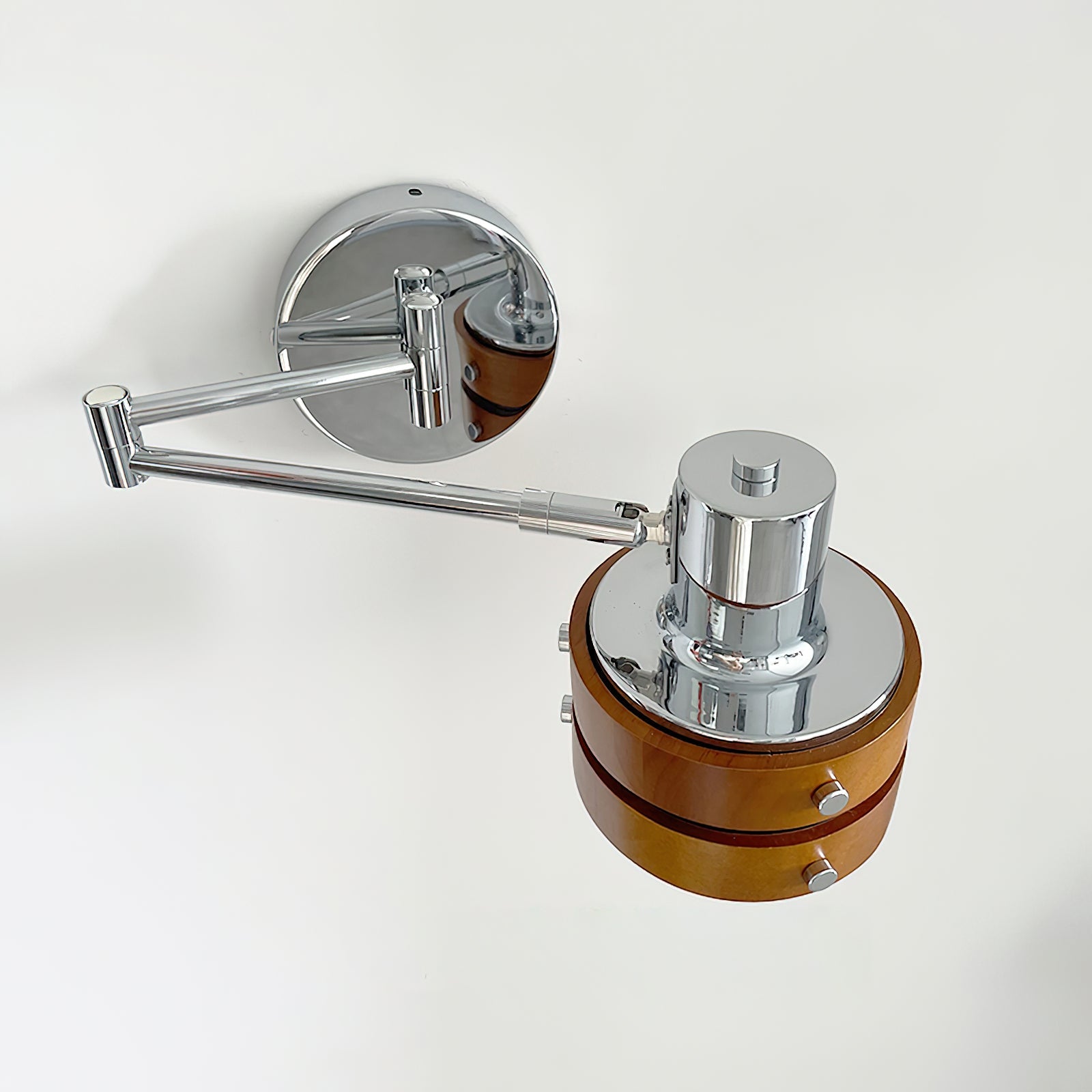 Karry Wall Lamp Wood Adjustable Mid-Century-Neutral Decor